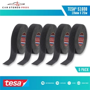 Tesa Premium 51608 ( 5x) Fleece Wiring Loom Tape Car Audio Auto Electrical Tape - Picture 1 of 4