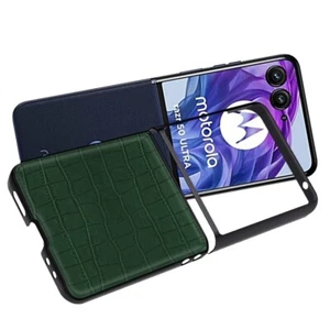Funda de cuero PU con protección contra caídas de moda fácil de transportar para Motorola razr 50 Ultra - Imagen 1 de 5