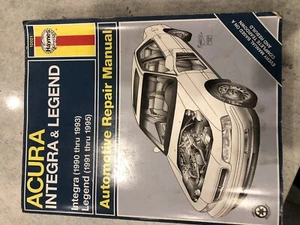 Acura Legend Integra Repair Manual - Picture 1 of 3
