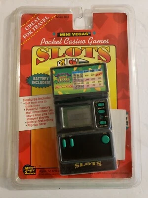 Juego de Tragamonedas Viaje! Nuevo en paquete. Juego de casino de bolsillo Mini Vegas. Con tapa superior Foto 1 de 4