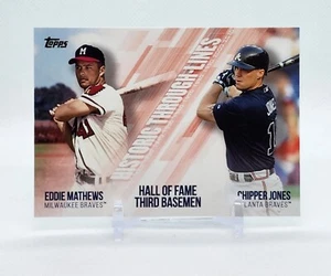 2019 Topps Series 2 Historic Through-Lines MATTHEWS/JONES BRAVES #HTL-2 - Picture 1 of 2