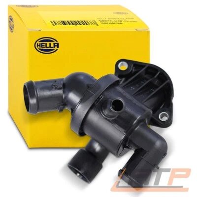 HELLA Thermostat, Kühlmittel  u.a. für AUDI, SEAT, SKODA, VW - Bild 1 von 4