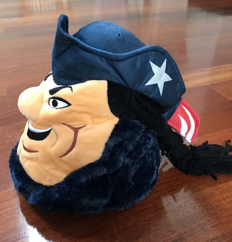 New England Patriots Mascot Pat Patriot Stadium Hat Cover