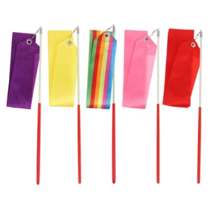 5 Pcs Twirling Rhythmic Ribbon Dance Ribbons On Sticks Dancing Ribbons Kids - Picture 1 of 12