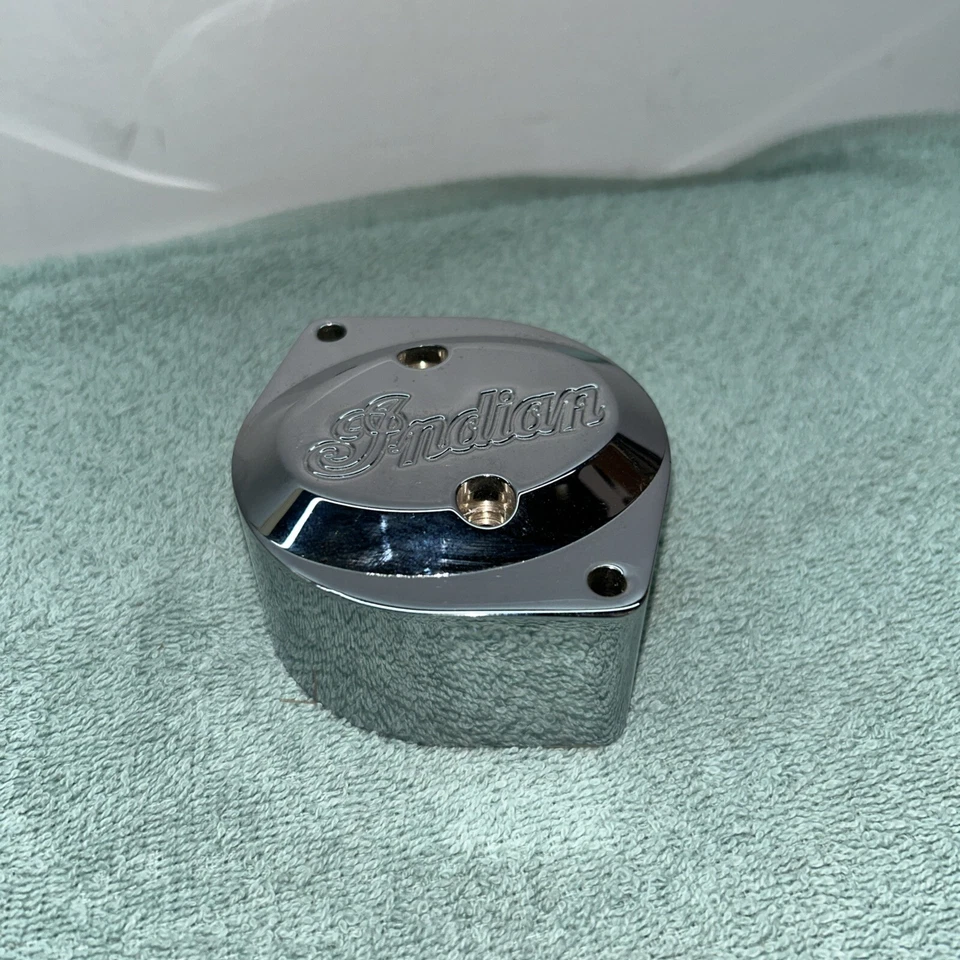 Cubierta de tapa de arranque cromada para motocicleta Gilroy Indian 94-702, Scout-Spirit 00-03 Foto 1 de 4