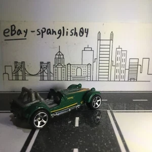 MATCHBOX MISSION MBX ADVENTURE CITY CATERHAM SUPERLIGHT R500 GREEN LOOSE MINT - Picture 1 of 10