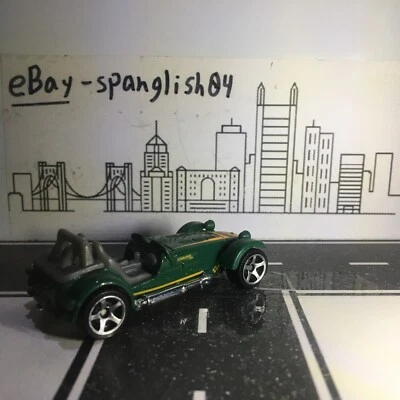 MATCHBOX MISSION MBX ADVENTURE CITY CATERHAM SUPERLIGHT R500 GREEN LOOSE MINT - Image 1 of 4