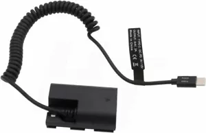 Powerbank PD QC USB TypeC LP-E6N Dummy Akku für Canon EOS R5 R6 5D3 7D BMPCC - Bild 1 von 3