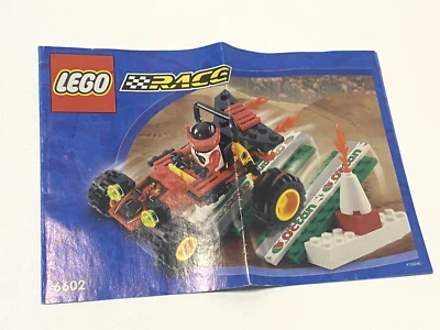LEGO 6602 Instructions ONLY RACE Scorpion Buggy Set Town, City 2000 - Image 1 of 4