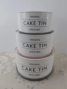 Mason Cash Innovative Kitchen Nesting Cake Tins, Set of 3 - Picture 1 of 5
