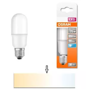 OSRAM E27 LED STAR CL STICK Lámpara 10W como 75W Blanco Neutro - Imagen 1 de 4