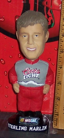 BOBBLE DOBBLES NASCAR STERLING MARLIN COORS LIGHT  LIMITED EDITION  BOBBLEHEAD Cover