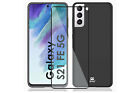 Ibroz Ultra Fine ABS Case Black + Tempered Glass for Samsung Galaxy S21 FE