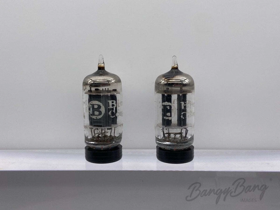 Matched Pair Burroughs 5963/12AU7/ECC83 Vacuum Audio Tube - Image 1 of 1