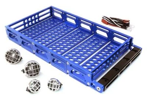 Realistic 1/10 Scale Alloy Luggage Tray 192x106x24mm with 4 LED Spot Light Set - Picture 1 of 1
