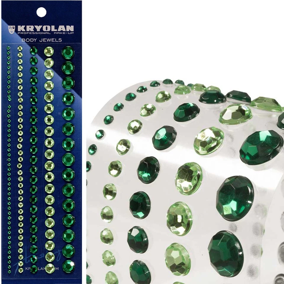 STRASS AUTOCOLLANTS TAILLES ASSORTIES VERT - Photo 1/1