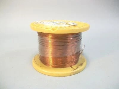 Alambre Sigmund Cohn 28 AWG cobre esmaltado 5 libras bobina magnética bobinado 2.500+ pies Foto 1 de 4