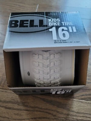 Bell Kids Bike Tire White 16" x 2.125" Replaces 1.75"-2.125" - Image 1 of 3