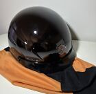 Harley Davidson Motorcycle Helmet Titanium Chrome Black, EXTRA LARGE