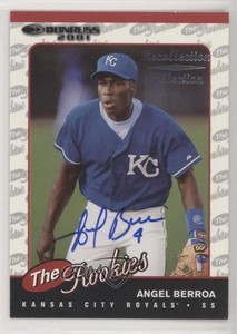 2002 Donruss The Rookies Recollection Collection Buyback /50 Angel Berroa Auto