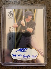 Henry Davis 2021 Onyx Premium Rookie Inscription Auto /10 On Card Blue Ink SSP