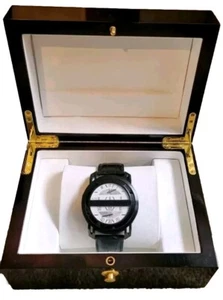 Ritmo Mundo Persepolis GMT Triple Time Black PVD Stainless Steel Watch - Picture 1 of 8