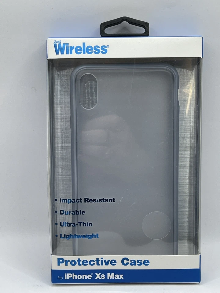 Capa protetora sem fio Just iPhone XS Max transparente - Imagem 1 de 1