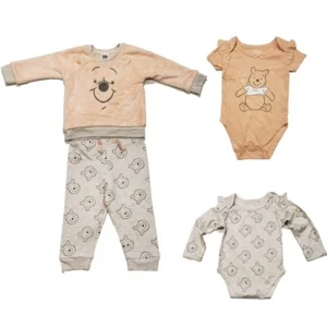 Disney Baby Girl  Winnie the Pooh  4 pc set - Picture 1 of 8
