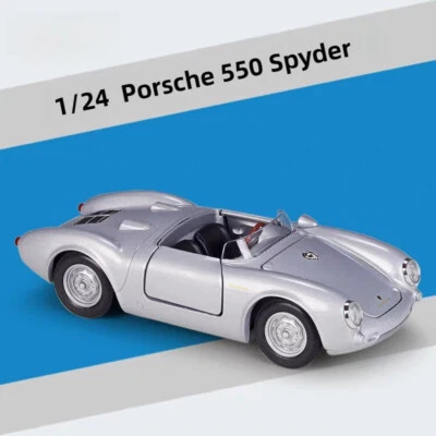 1:24 Scale Porsche 550 Spyder Metal Car Model Toys Ornament GIFT IDEA - Image 1 of 4