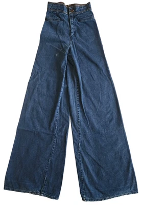 Jeans Levi Medallion Cintura Alta Campana Parte Inferior Azul XS Alto De Colección Foto 1 de 4