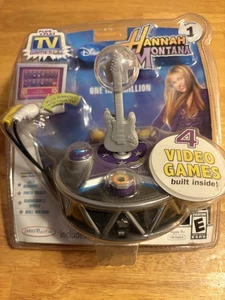 Disney Hannah Montana Plug & Play TV Game Jakks Pacific 4 Built-In Video Games N - Picture 1 of 6