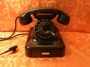 Anniversaire ! 65 ! Téléphone W48 DFG 5.1960 ancien haut parleur cadeau ! TOP ! - Photo 1/8