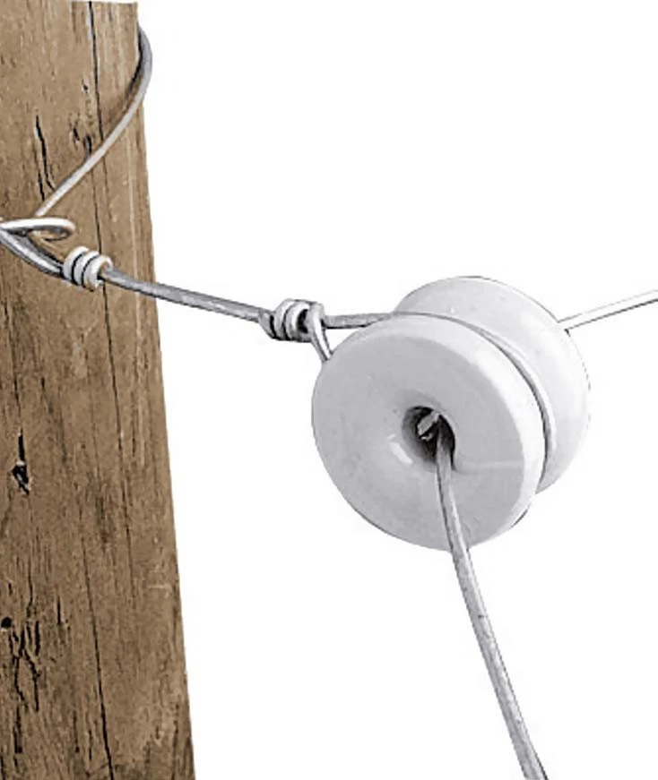 Isolateur d'angle en porcelaine pour fil et corde Gallagher professionnel Gallag - Photo 1/1