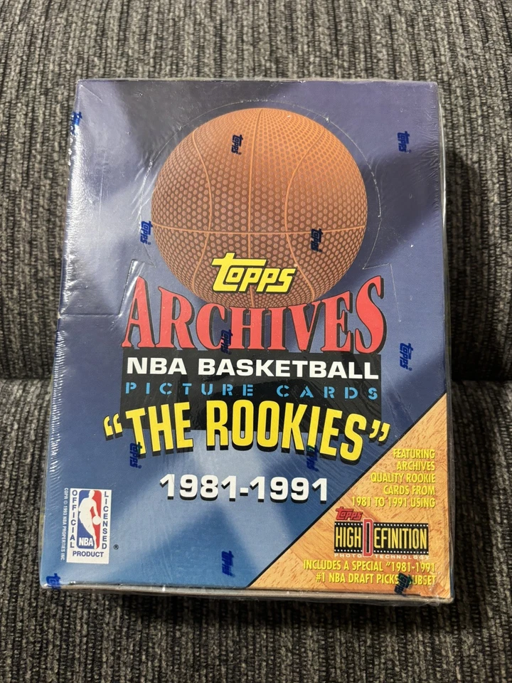 1992-93 Topps Archives NBA Basketball Rookies 1981-1991 Factory Sealed Box - Image 1 of 3
