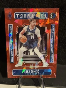 2023-24 Panini Phoenix Temple Men #13 Luka Dončić Red Cracked Ice Lakers - Picture 1 of 1