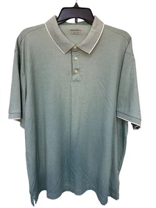 Untuckit Men's Beaux Contrast Collar Green Golf Polo Shirt Men's XXXL - Picture 1 of 11
