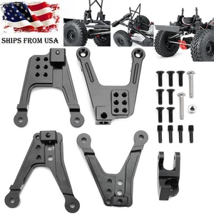 Amortiguadores elevadores de montaje de amortiguador delantero trasero 4 piezas para oruga Axial SCX10 II 90046 90047 RC - Imagen 1 de 12