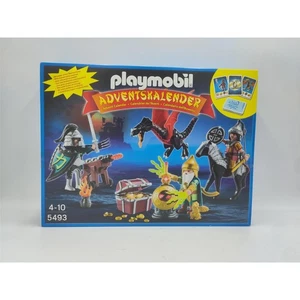  Playmobil 5493 Adventskalender Kampf um den Drachenschatz  NEU Ritter Drachen - Bild 1 von 5