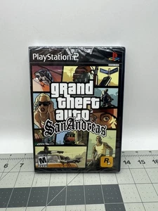 Grand Theft Auto San Andreas Ps2 Game Sony PlayStation 2 Gta New Sealed HTF - Picture 1 of 6