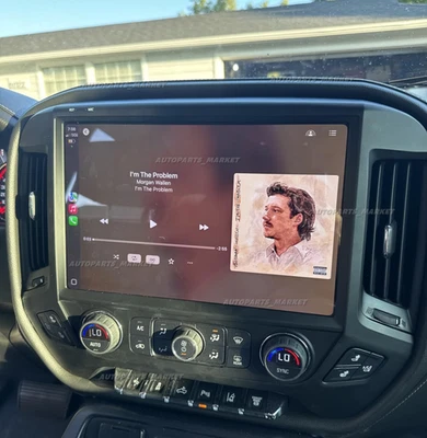 For 2014-2018 Chevrolet Silverado GMC Sierra Carplay Car Stereo Radio GPS NAVI - Image 1 of 4