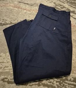 Trojan Brand Work Trousers Navy Blue Sailor Dynomite Klopman 54" - Picture 1 of 8