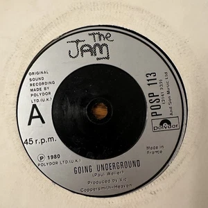 The Jam – Going Underground - Vinyl 7" Single 45 UK - VG - Foto 1 di 2