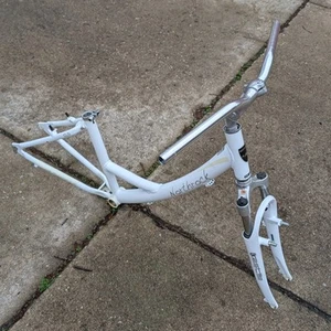 15" Northrock Step Through 700c Women's Aluminum Hardtail Bike Frame Fork Set - Picture 1 of 10