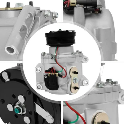 Compresor de aire acondicionado con embrague para Chevy Trailblazer GMC Envoy 2002-2009 4,2 L 25825339 Foto 1 de 4