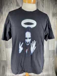 Camicia uomo Marilyn Manson Enough Middle Fingers vintage 1997 taglia XL. - Foto 1 di 7