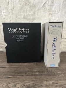 WordPerfect For Apple IIe IIc 1988 DEMO & 1989 5.1 Version Software Manual Lot 2 - Picture 1 of 17