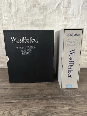 WordPerfect For Apple IIe IIc 1988 DEMO & 1989 5.1 Version Software Manual Lot 2 - Image 1 of 4