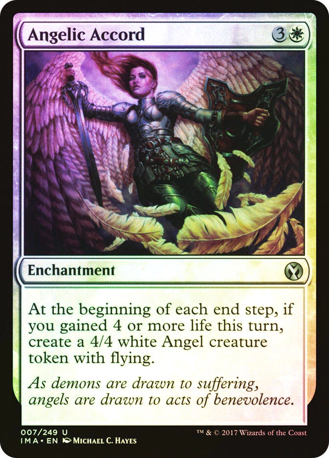 MTG FOIL Angelic Accord  - Iconic Masters #7 - Image 1 of 1