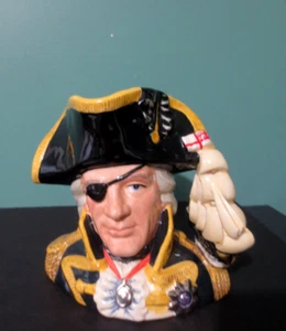 ROYAL DOULTON - 1992 Character Jug of the Year VICE-ADMIRAL LORD NELSON w/ COA - Picture 1 of 12
