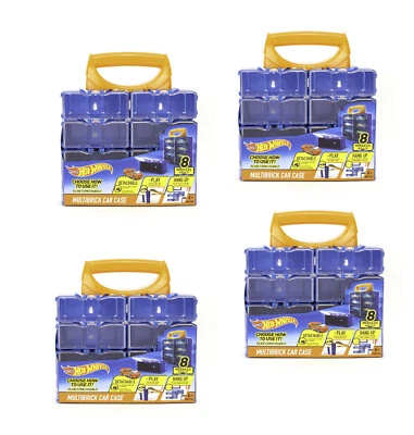 Mattel Hot Wheels Sammelkoffer 4x Vitrine 8ter Box einzeln endlos erweiterbar